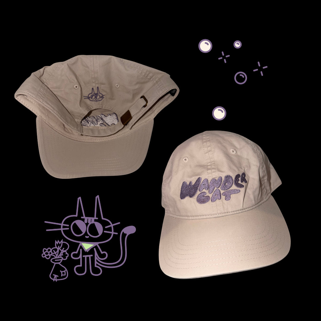 Wander Cat Cola Hat - Simple Logo Bone