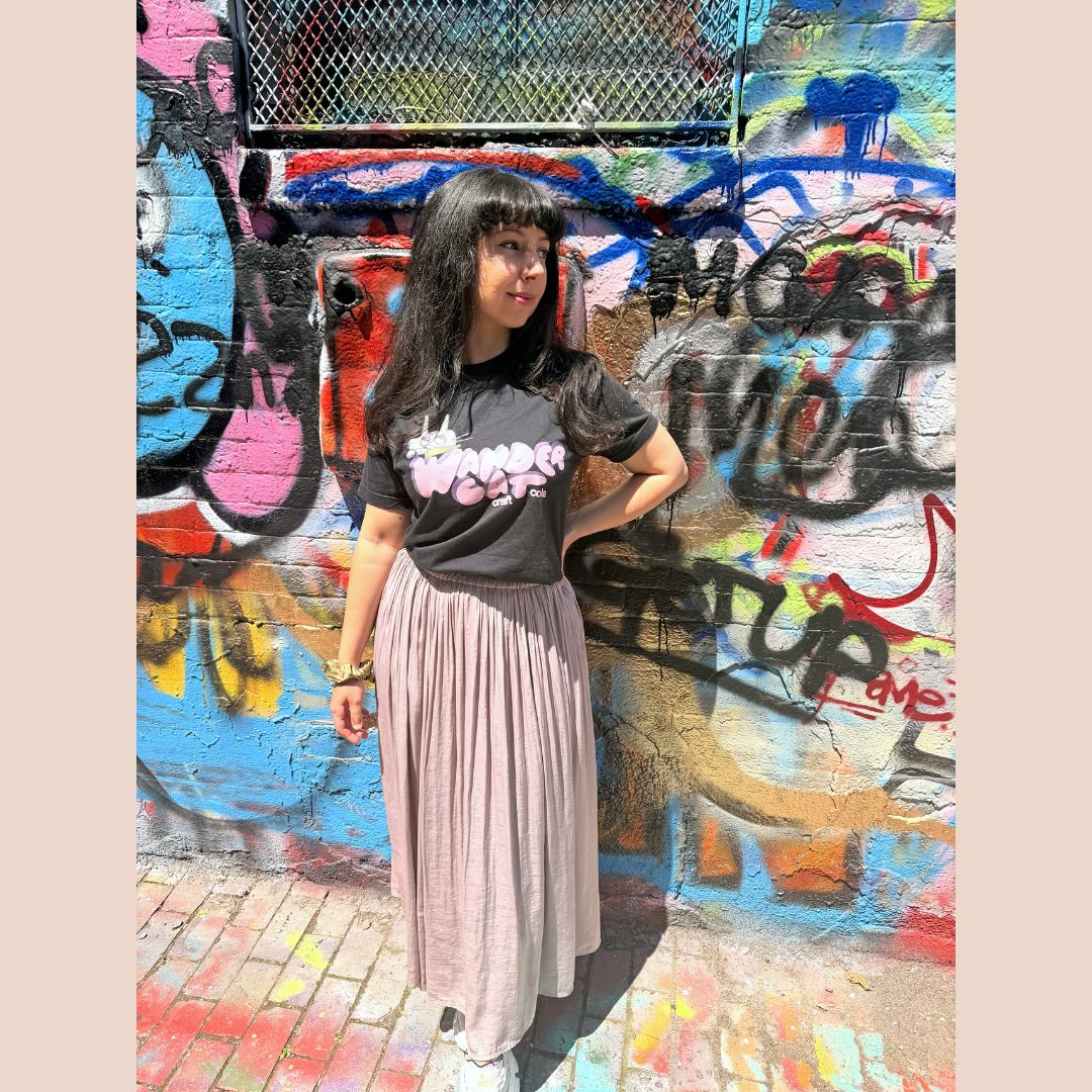 Wander Cat Cola Shirt - Black
